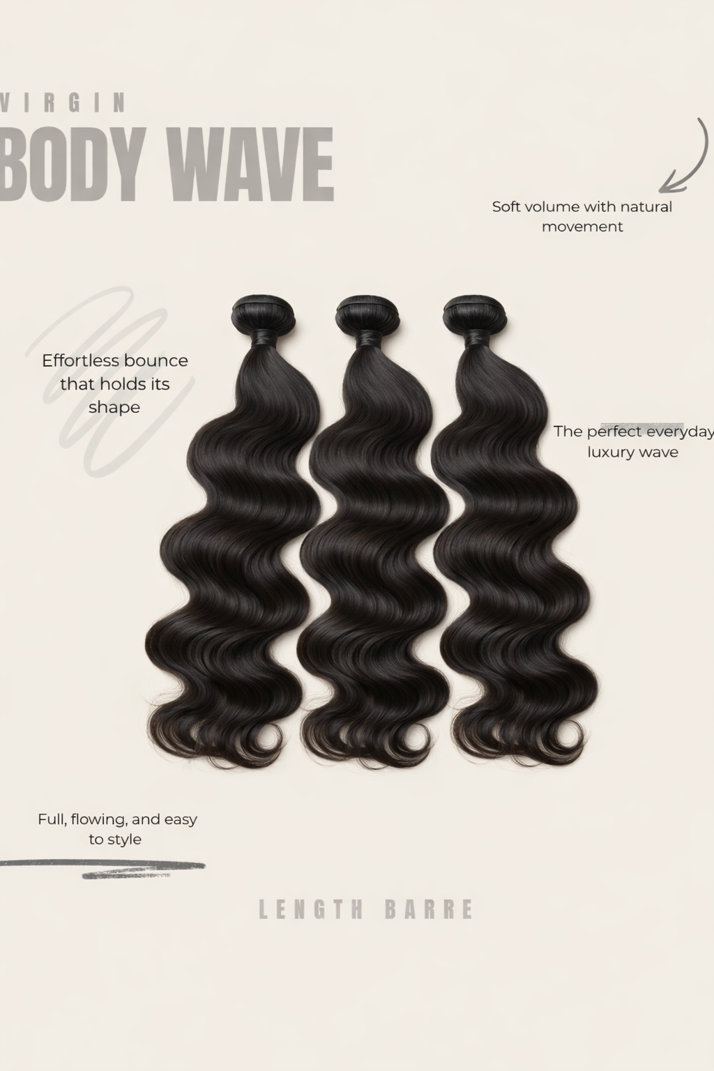 Virgin Body Wave Bundles